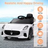 12V Ride On Car, Licensed Maserati Kids Electric Car with Remote Control, Battery Powered Vehicles - 3 of 4