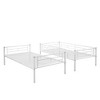 NicBex Twin Over Twin Bunk Bed with Safety Guardrail,Metal Twin Loft Bed with Ladder and Converts to 2 Beds,Noise Reduced Bunk Beds for Bedroom - 4 of 4