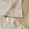 ChicFurnit Curtain Panel Printed Jacquard Total Blackout for Bedroom and Media Room, Off-White, 84"*50"*0.12" - 4 of 4