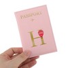 Unique Bargains Durable Letter Pattern Passport Holder 1 Pc - 3 of 4