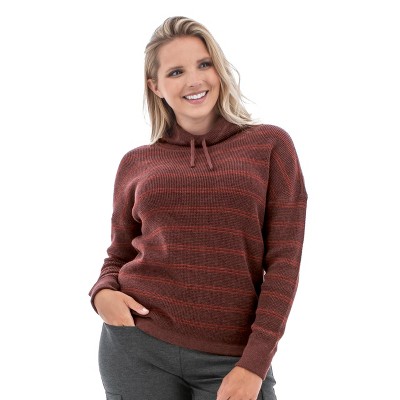 Aventura Clothing Women's Petra Cowl Neck Top - Catawba Grape, Size Medium