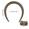 Unique Bargains Women's Fashion Straw Headband 5.91"x1.18" 1 Pc - 4 of 4