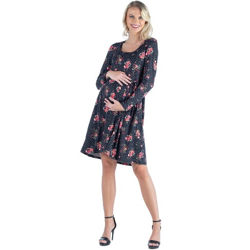 Black maternity dress target sale