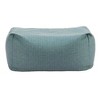 Ottoman 12.2"H Green – Olefin Acrylic Fabric Seat with Textilene Base, Modern Indoor/Outdoor Accent By Zuo Modern - 4 of 4