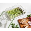 iDESIGN Large Short Produce Storage Bin with Insert Tray The Fresh Collection Clear Bin: Kitchen Cabinet Organizer, Plastic - image 4 of 4