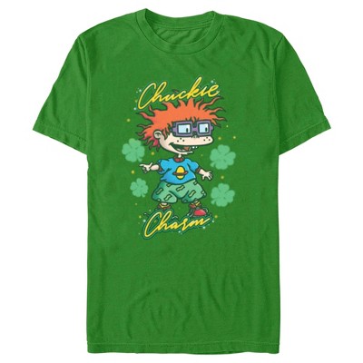 Men's Rugrats St. Patrick's Day Chuckie Charm T-shirt - Kelly Green ...
