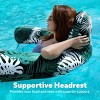 Joyfy Inflatable Pool Floats Chairs, Water Hammock Floating Lounge Adult, Tropical Leaves Beach Lake Floaties Lounger for Relaxing Swimming Party - 4 of 4
