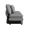 Modular Corduroy Sofa Couch, Upholstered Sofa with Removable Pillows & Deep Seat for Living Room - ModernLuxe - 4 of 4