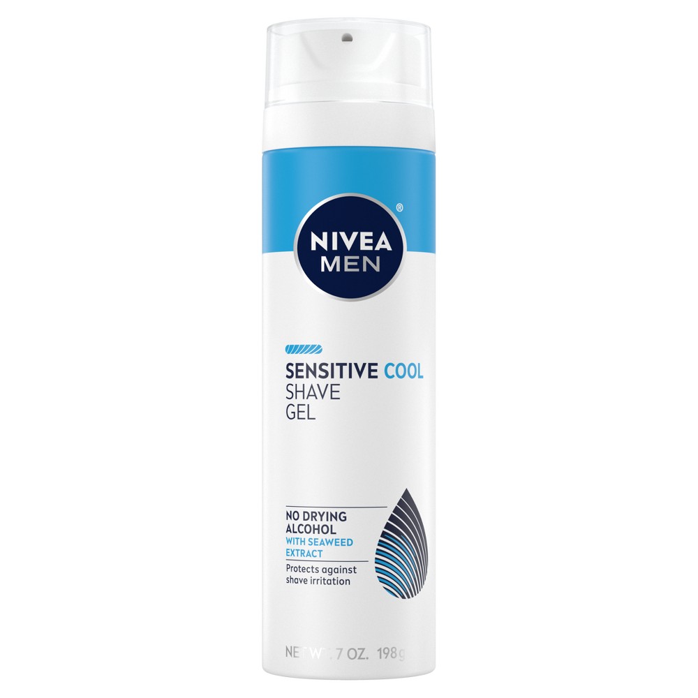 Photos - Shaving Foam / Shaving Cream Nivea Men Cooling Shave Gel for Sensitive Skin - 7oz 