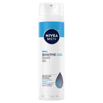 NIVEA Men Cooling Shave Gel for Sensitive Skin - 7oz