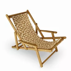 Avenie Jaguar Print Sling Chair - Deny Designs