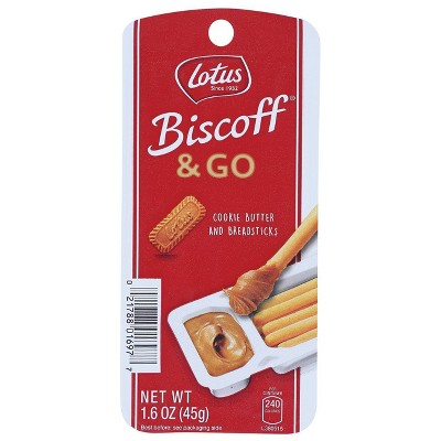 Lotus Biscoff & Go Cookie Butter and Breadsticks - 1.6oz