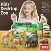 12-Piece Safari Animal Figures Set - Large Realistic African Wildlife Toys for Kids - 3 of 4