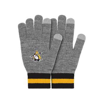 NHL Pittsburgh Penguins Gray Big Logo Glove