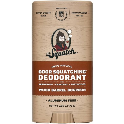 DR. SQUATCH Men&#39;s Natural Deodorant - Wood Barrel Bourbon - 2.65oz_1