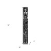 HomeRoots 72" Black And White Solid Wood Welcome Halloween Skeleton Porch Sign - 3 of 4