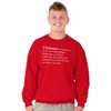 Funny Meaning of Christmas Definition Sweatshirt for Men or Women Brisco Brands - 4 of 4