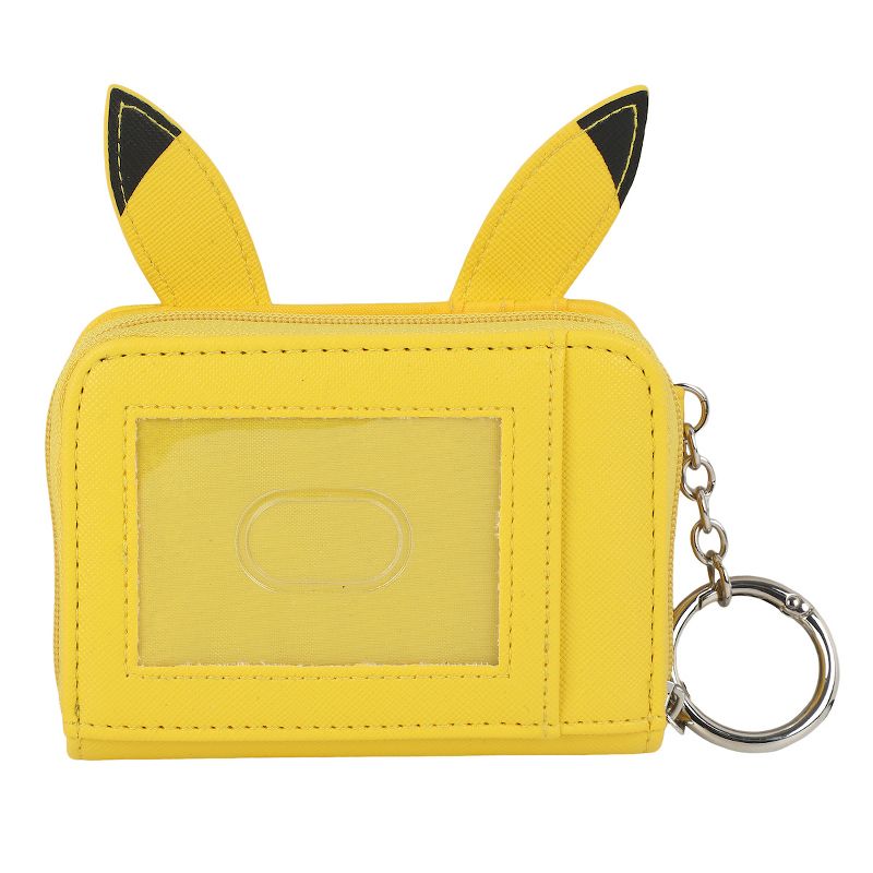 Pokemon Pikachu Face Yellow Mini Zip Around Wallet, 3 of 7