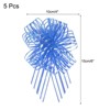 Unique Bargains Christmas Wedding Car Basket Gift Wrapping Large Organza Pull Bow 5 Pcs - 2 of 4