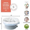 Commode Liners 100-Pack Toilet Bags for Adult Commode Chairs, Camp Toilet, Bucket - Leakproof, Hygienic Closure - Universal Fit - MedicalKingusa - 3 of 4