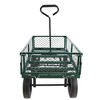 Solid wheels Tools cart Wagon Cart Garden cart trucks - 3 of 4