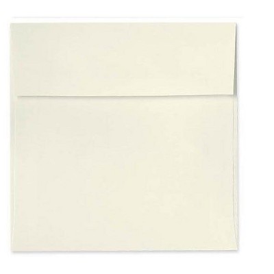 LUX 5 1/2 x 5 1/2 Square Envelopes 2 11/16 x 3 11/16 Natural-100% Recy 8515-NPC-50