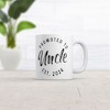 Crazy Dog T-Shirts Promoted To Uncle 2024 Mug Funny Family Baby Announcement Coffee Cup-11oz - 2 of 4