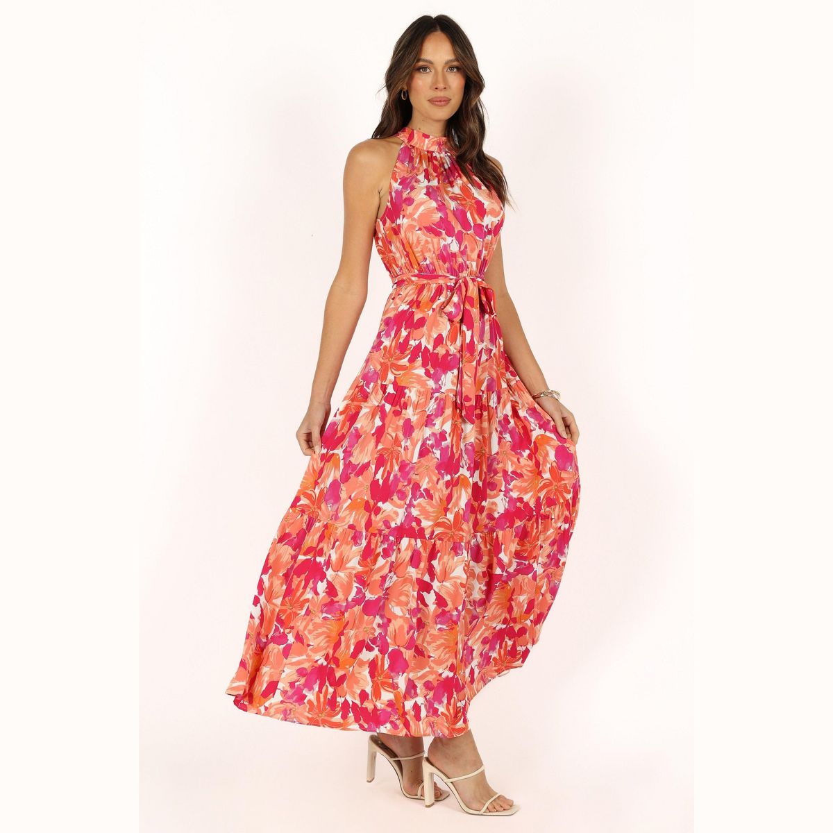 Caroline Maxi Halter Dress - thumbnail 7