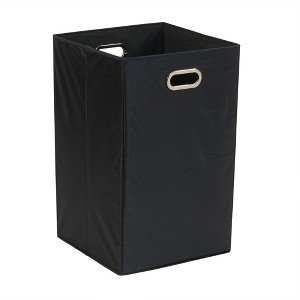 Household Essentials Laundry Hamper Black - 1 of 4