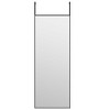 vidaXL Door Mirror in Black - Aluminum Frame Wall/Door Hanging Mirror 11.8"x31.5" for Bedroom, Living Room, Corridor - 2 of 4
