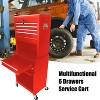 Belatt 6-Drawer Mobile Tool Cabinet - 100KG Capacity, Lockable Storage, 4 Wheels with Brakes, Hanging Panel & Pull Handle - 2 of 4