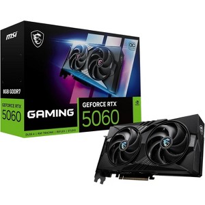 MSI Gaming RTX 5060 8G Gaming OC 8GB GDDR7 Graphics Card G5060-8GC - 1 of 4