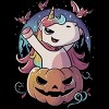 Boy's Design By Humans Spooky Unicorn Funny Cute Magic Halloween By EduEly T-Shirt - image 2 of 4