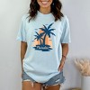 Simply Sage Market Women's Paradise Palm Tree Short Sleeve Garment Dyed Tee - 2 of 2