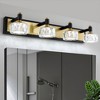 DAKAFUL Crystal Bathroom Vanity Light , Bathroom Light Fixture Over Mirror,Modern Vanity Wall Light for Bedroom - 2 of 4