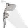 Cobbe 2-in-1 Dual Shower Head, 5-Spray Detachable Round Handheld Shower Head - 2 of 4