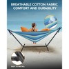 Mastgoal Brazilian Hammock with Adjustable Stand- Stylish Hammock Bed w/Storage Bag, 600lb Capacity - 4 of 4