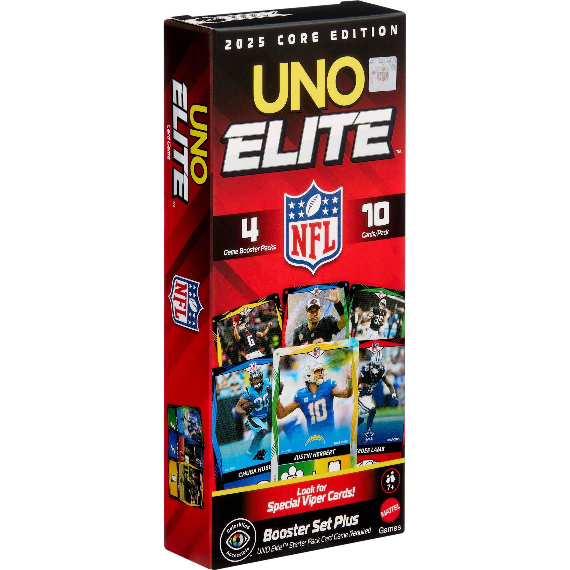 UNO Elite NFL Draft Pack Plus Card Game