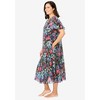 Only Necessities Plus Size  Gauze Lounger - 4 of 4