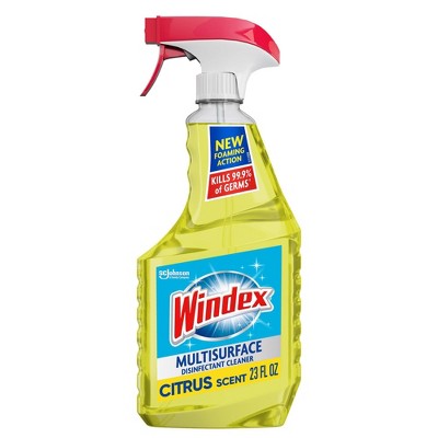 Windex Multi-Surface Disinfectant Cleaner Spray Citrus Fresh Scent - 23oz