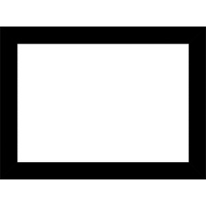 Amanti Art Basic Black Narrow Framed Dry Erase Magnetic Board - 1 of 4