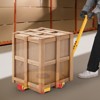 VEVOR Machine Skate, 8800 lbs Machinery Moving Skate, with 360° Rotation Cap and PU Swivel Rollers, Heavy Duty Industrial Machinery Mover,Yellow - 2 of 4