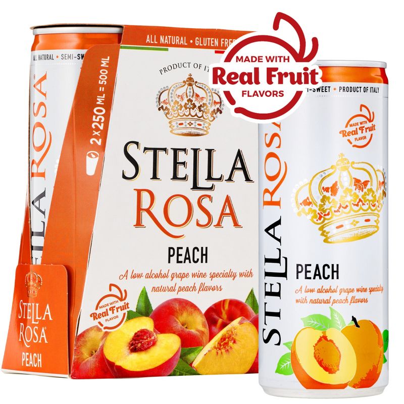Stella Rosa Peach - 2pk/250ml Cans, 4 of 13
