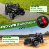 JOYRACER 24V Ride-On Truck for Kids w/ Remote, XL 2-Seater, 4×200W Motors, 4WD/2WD Switch, Bluetooth, Music – Electric Toys Car for Boys Girls - 4 of 4