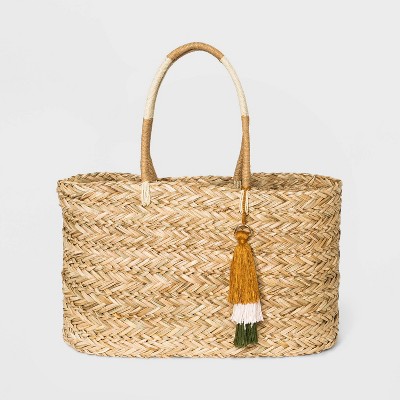 large straw tote