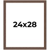 PosterPalooza | 24x28 Wide Barnwood Picture Frame, UV Acrylic, 6 Finishes - Grey, Brown, White, and Black - 2 of 4