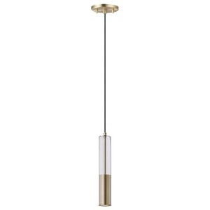 ET2 Lighting Torch 1 - Light Pendant in  Satin Brass - 1 of 3