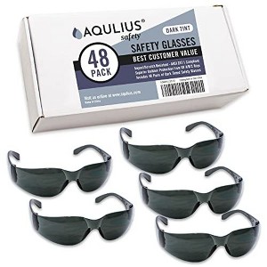 Impresa 48 Pack Tinted Safety Glasses Shaded Sunglasses Eye Protection for Construction Outdoor Work Shooting - 1 of 3
