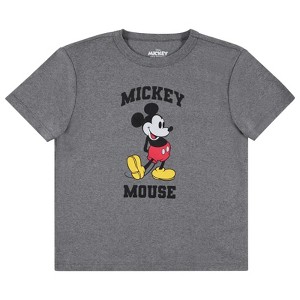 Ladies Mickey & Minnie Mouse Shirt - Classic Mickey & Minnie Mouse - Disney Mickey & Minnie Ribbed Fitted Tee - 1 of 4