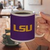 LSU Logo on Purple Ceramic Coffee Mug Novelty Gift Mugs for Coffee Tea and Hot Drinks 11oz White - 4 of 4